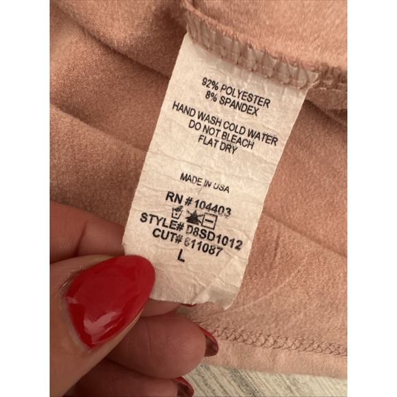 Blu Pepper Floral Paisley Tunic Tank Dress Large - Picture 9 of 9